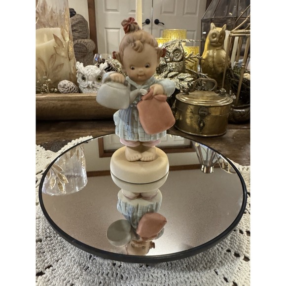 Enesco Other - Enesco Memories of Yesterday Comforting Thoughts Porcelain Figurine 1993 Attwell